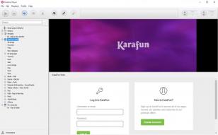 KaraFun Player main screen