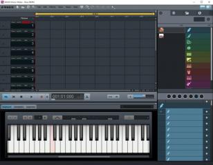 MAGIX Music Maker main screen