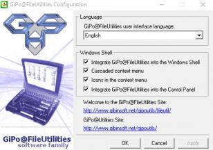 GiPo FileUtilities main screen