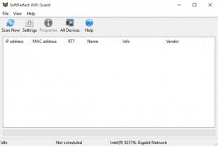 SoftPerfect WiFi Guard main screen