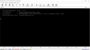 CryptoTerm main screen