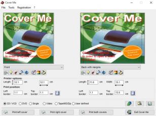 Cover Me main screen