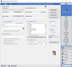QSetup Installation Suite main screen