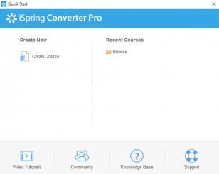 iSpring Converter Pro main screen