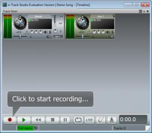 n-Track Studio main screen