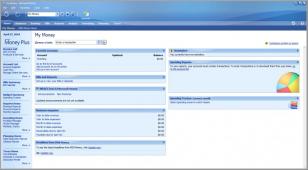 Microsoft Money Plus main screen