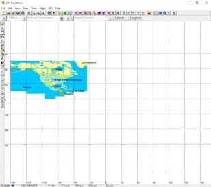 GPS TrackMaker main screen