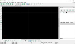 LibreCAD main screen