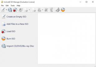 Active@ ISO Manager main screen