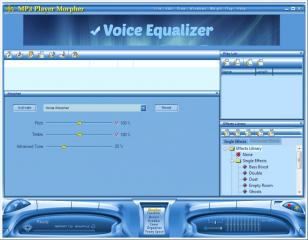 AV MP3 Player-Morpher main screen