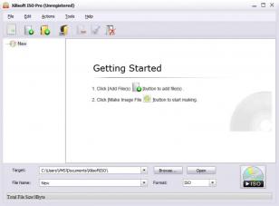 Xilisoft ISO Pro main screen