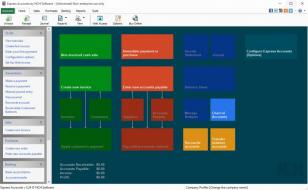 Express Accounts Accounting Software main screen