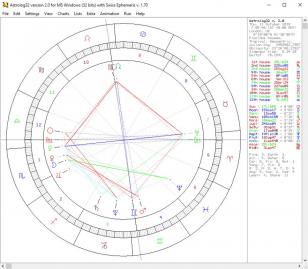 Astrolog32 main screen