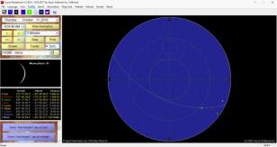 Asynx Planetarium main screen