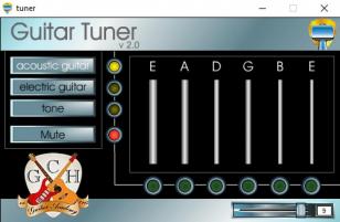 Guitar Tuner main screen