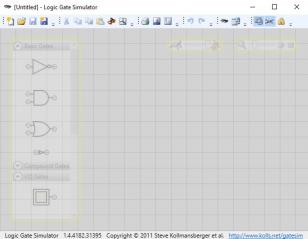 Logic Gate Simulator main screen