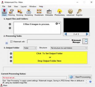 iWatermark Pro main screen