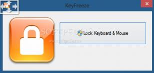 KeyFreeze main screen