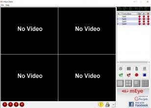 mEye Client main screen