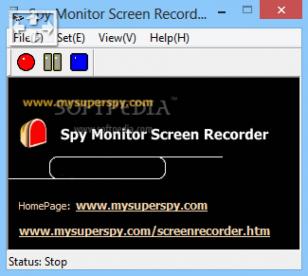 Spy Monitor Screen Recorder main screen