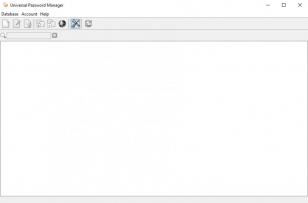 Universal Password Manager main screen