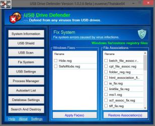 USB Drive Defender main screen