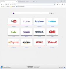 CentBrowser main screen