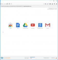 Coowon Browser main screen