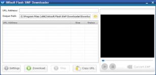 iWisoft Flash SWF Downloader main screen