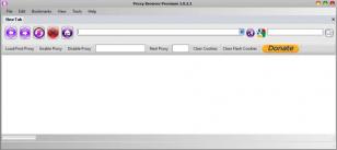 Proxy Browser Premium main screen