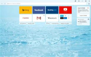 Yandex main screen