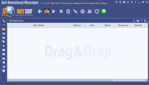 Ant Download Manager main screen