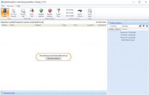 eMailTrackerPro main screen