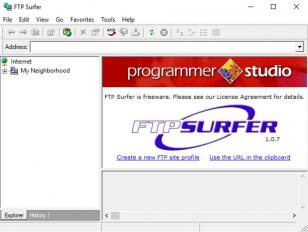 FTP Surfer main screen