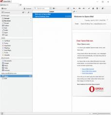 Opera Mail main screen