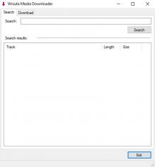 Wrzuta Media Downloader main screen