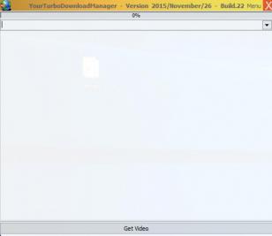 YourTurboDownloadManager main screen