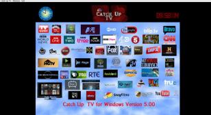 Catch Up TV main screen