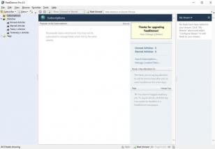 FeedDemon Pro main screen