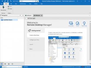 Remote Desktop Manager main screen