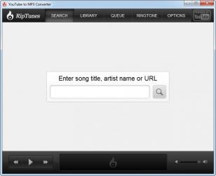 RipTunes main screen