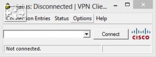 Cisco VPN Client Fix main screen