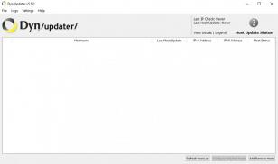 Dyn Updater main screen