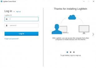 LogMeIn main screen