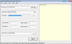 Universal Maps Downloader main screen