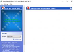 Quick Image Resizer main screen