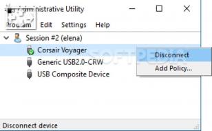 USB For Remote Desktop main screen