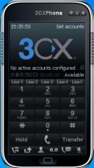 3CXPhone main screen