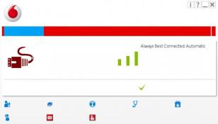 Vodafone Mobile Broadband main screen
