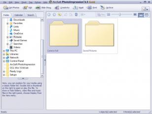 ArcSoft PhotoImpression main screen